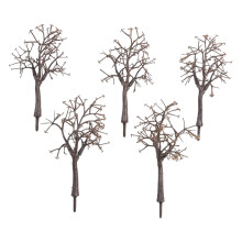 10pcs/set 12cm Scenery Landscape Model Bare Tree Trunk Simulation Plant Decoration Miniature Landscape Model Bare Tree