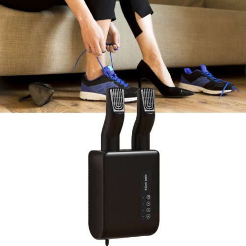 Compact Heated Shoe Dryer Quick Dries Boots with Adhesive Installation 2