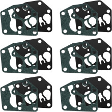 Kit de diafragma de carburador genuíno, kit de peças para motor de cortador de grama compatível com 495770 795083 5083H5083K, para uso nos modelos