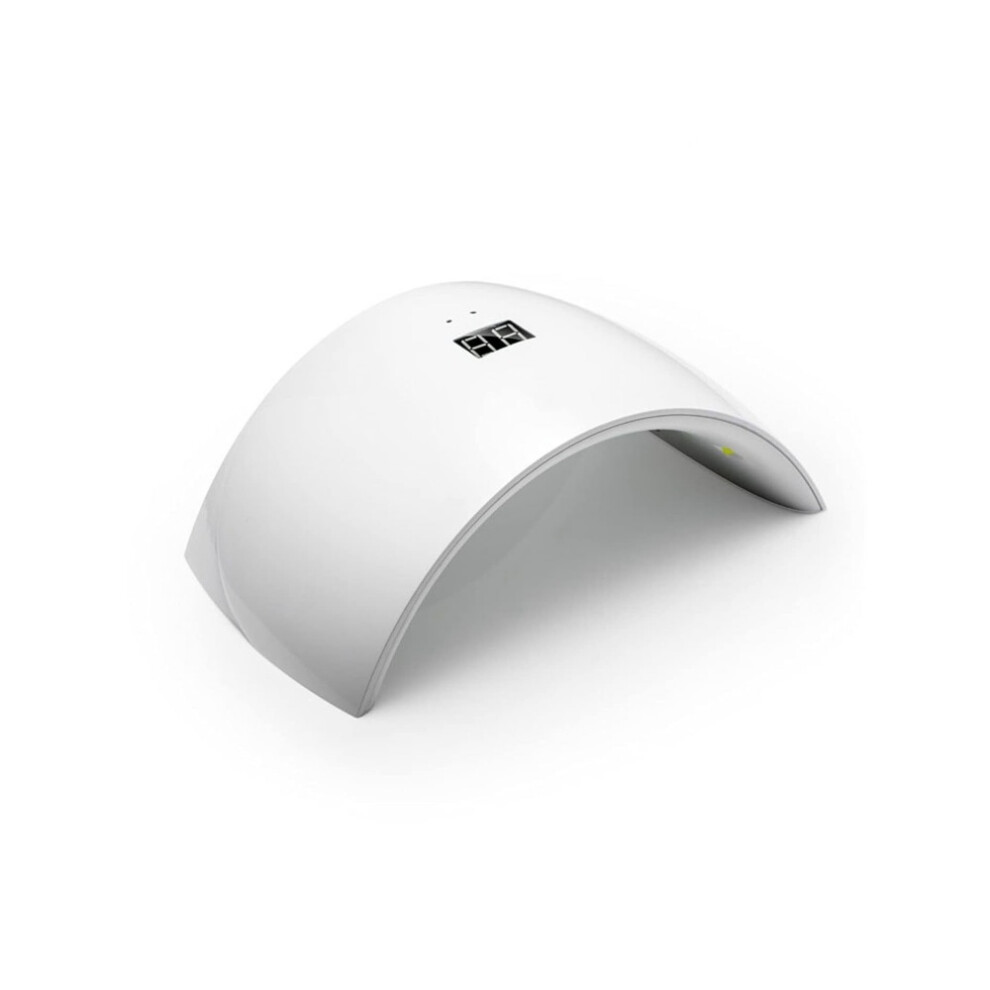 Compact Nail Dryer, 180-Degree Drying Coverage For Uniform Results, Industry Featured LED Lights Ensure Fast Cure, Suitable For Both Fingernails And