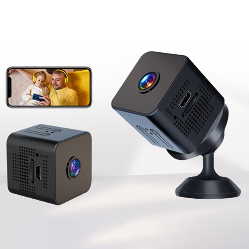 Tiny Micro Security Camera, 4K Ultra Hd Resolution, Mini Spy Camera With Long-Lasting Battery, Invisible Night Vision, PIR Motion Sensor For Instant