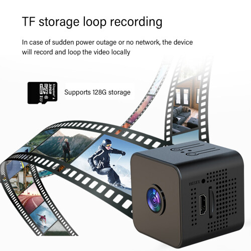 Tiny Micro Security Camera, 4K Ultra Hd Resolution, Mini Spy Camera With Long-Lasting Battery, Invisible Night Vision, PIR Motion Sensor For Instant 2