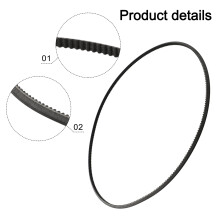 Lathe Motor Belt Color Black Lathe Belt Easy Installation Wear Resistance Cold Resistant Good Elasticity High Tensile Strength