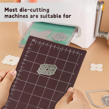 Y17A Magnetic Shim With Card Size Grids Black Magnetic Cutting Pads Machine Pads Die Cutting Machine