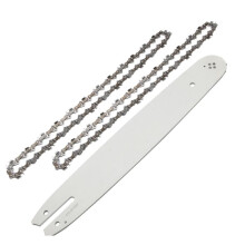Conjunto de corrente para motosserra, desempenho de corte aprimorado e prontidão imediata para o trabalho, barra guia de substituição para recuo
