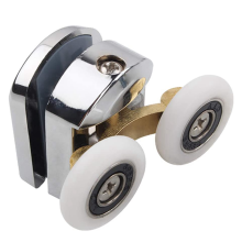 Y17A 12Pcs 23Mm Shower Door Rollers Sliding Shower Doors Wheels Replacement Roller Runner Wheel (6 Top & 6 Bottom )