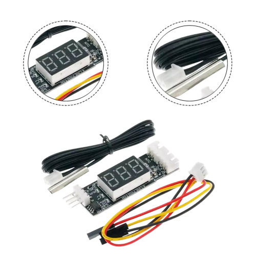 12V For PWM Fan Speed Controller Module With Temperature Display For 4 Wire Fans 3A DC 8-16V Programmable Settings 1