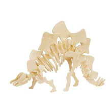 Educational & Engaging 3D Wooden Dinosaur Puzzle, Supports Parent-Child Bonding Through Play, Lifelike Details Including Unique Features Like Toxic