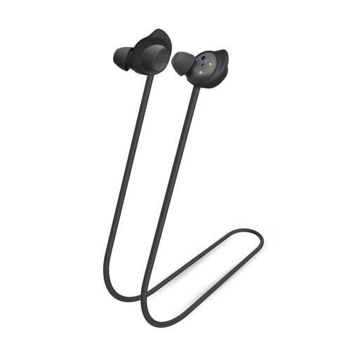 Sangle d'écouteurs Anti-perte en Silicone, support de-Noir