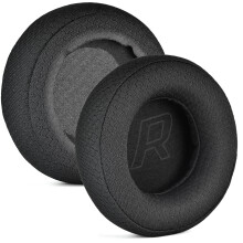 Coussinets d'oreille souples et-filet de football noir