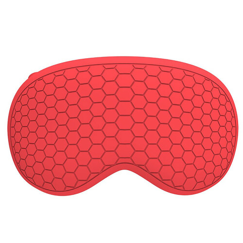 VR Headsets Siliconed  Cover Case for Visions Pro VR- Red