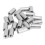 20 Stück silberne Rundkupplungsmutter M5 x 0,8, 15 mm 1