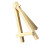 Mini 5inch Wooden Display Easel, 12.5x7cm Triangular Support 8