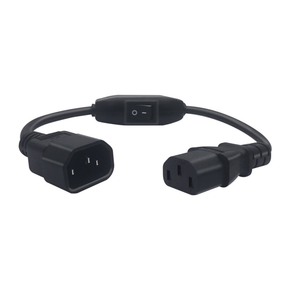 12'' (30Cm) Heavy Duty Extension Cord, Iec 320 C13 To Iec 320 7709000284368