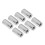 20 Stück silberne Rundkupplungsmutter M5 x 0,8, 15 mm 9