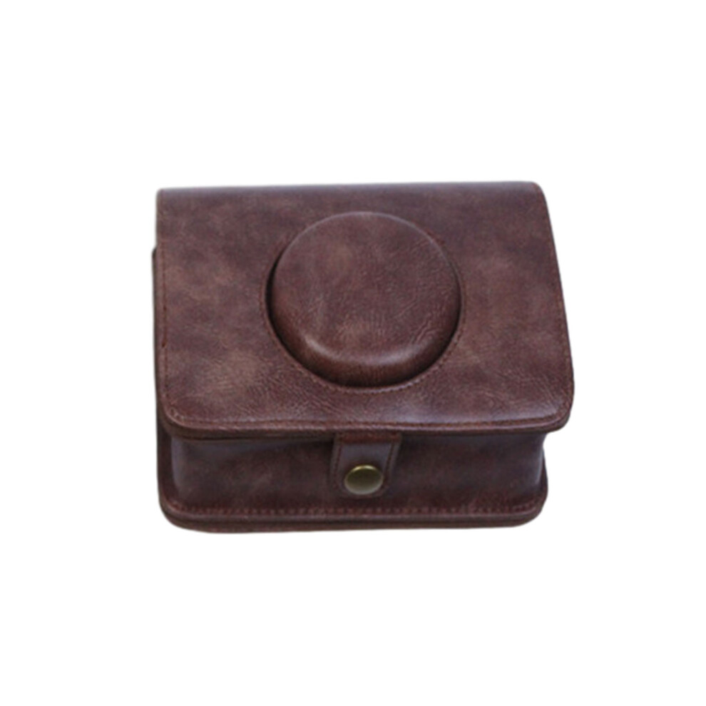 Instant Camera Case For Mini Evo,Pu Leather Cover Bag- Brown 7709000284795