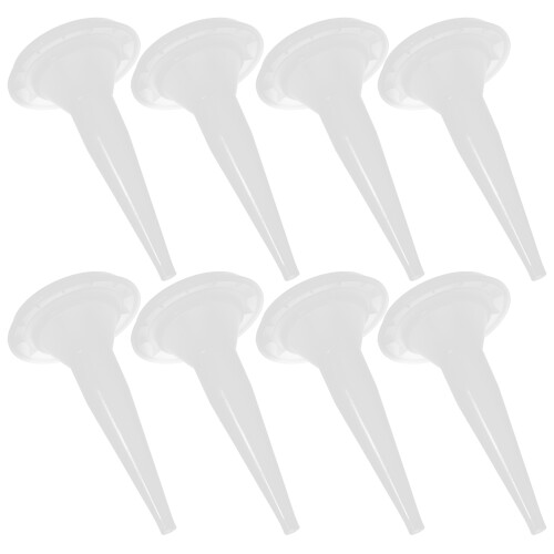 100Pcs White Caulk Nozzle Applicator Set Durable Plastic for Home Use 2