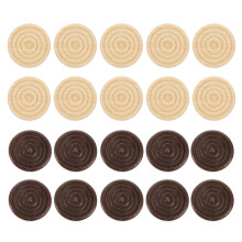 240Pièces En Bois Polies Multicolores Pour Jeux De Société