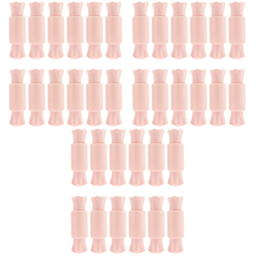 36Pièces Tube Subpackaging Rose Transparent Pour Voyage 2