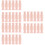 36Pièces Tube Subpackaging Rose Transparent Pour Voyage 7