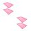 4Pièces Porte- Et Glace Gonflable Rose Pour Pool Party 10
