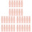 36Pièces Tube Subpackaging Rose Transparent Pour Voyage 2