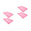4Pièces Porte- Et Glace Gonflable Rose Pour Pool Party 7