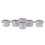 12X Guitar Tuner Conversion Bushings Adapter Ferrules Nickel Plating with Nice Plastic Shell Silver 5