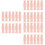 36Pièces Tube Subpackaging Rose Transparent Pour Voyage 6