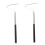 2X Adjustable Hook in Stainless Steel Tool for Reptile Snake Lizard Frog 1