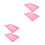 4Pièces Porte- Et Glace Gonflable Rose Pour Pool Party 9