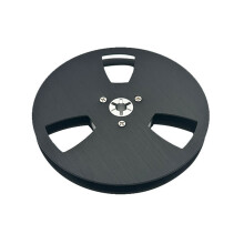Universal 5 Inch Empty Tape Reel Aluminum Alloy 3 Holes-Black