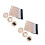 2Pièces Bandeau Tube Floral Extensible Pour 3