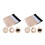 2Pièces Bandeau Tube Floral Extensible Pour 8