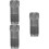 3Pcs Hydraulic Jack Oil Pump Accessory Silver Cylinder Piston Plunger 9