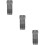 3Pcs Hydraulic Jack Oil Pump Accessory Silver Cylinder Piston Plunger 11