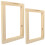 6Pcs Beige Wood Screen Printing Frames Reusable DIY Printing Frame Set 2