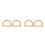 4Pcs DIY Light Brown Wooden Bag Handles Comfortable D-Shaped Grip 10