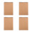 4Pièces De Kraft Couverture Rigide Spirale Portable 4