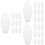 30Pcs Easy Sock Aid Helper Soft Nylon White for Kids Compression Socks 8