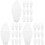 30Pcs Easy Sock Aid Helper Soft Nylon White for Kids Compression Socks 4
