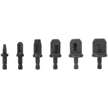 6St Buis Expander Kit Handboor Zwart Duurzaam Carbonstaal