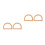 4Pcs DIY Light Brown Wooden Bag Handles Comfortable D-Shaped Grip 4
