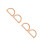 4Pcs DIY Light Brown Wooden Bag Handles Comfortable D-Shaped Grip 5