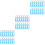150Pcs Reusable Sky-Blue Luggage and Key Tags Plastic with Ring 5