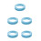 5St ABS Bedrail Accessoires Kinderbed Veiligheid Skyblue 5