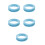 5St ABS Bedrail Accessoires Kinderbed Veiligheid Skyblue 7
