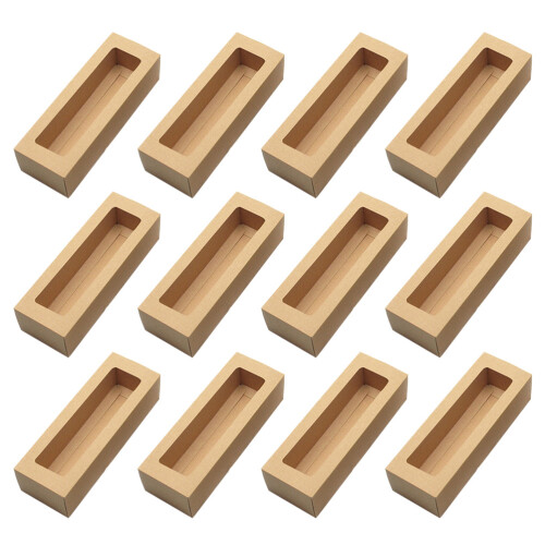 12Pcs Assorted Color Paper Storage Boxes Cake Bakery Use