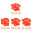 400Pcs Plastic Detector Fire Alarm Covers Protective Orange Caps 4