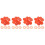400Pcs Plastic Detector Fire Alarm Covers Protective Orange Caps 6